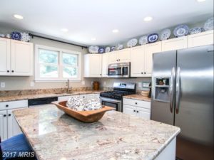 kitchen with granite countertops